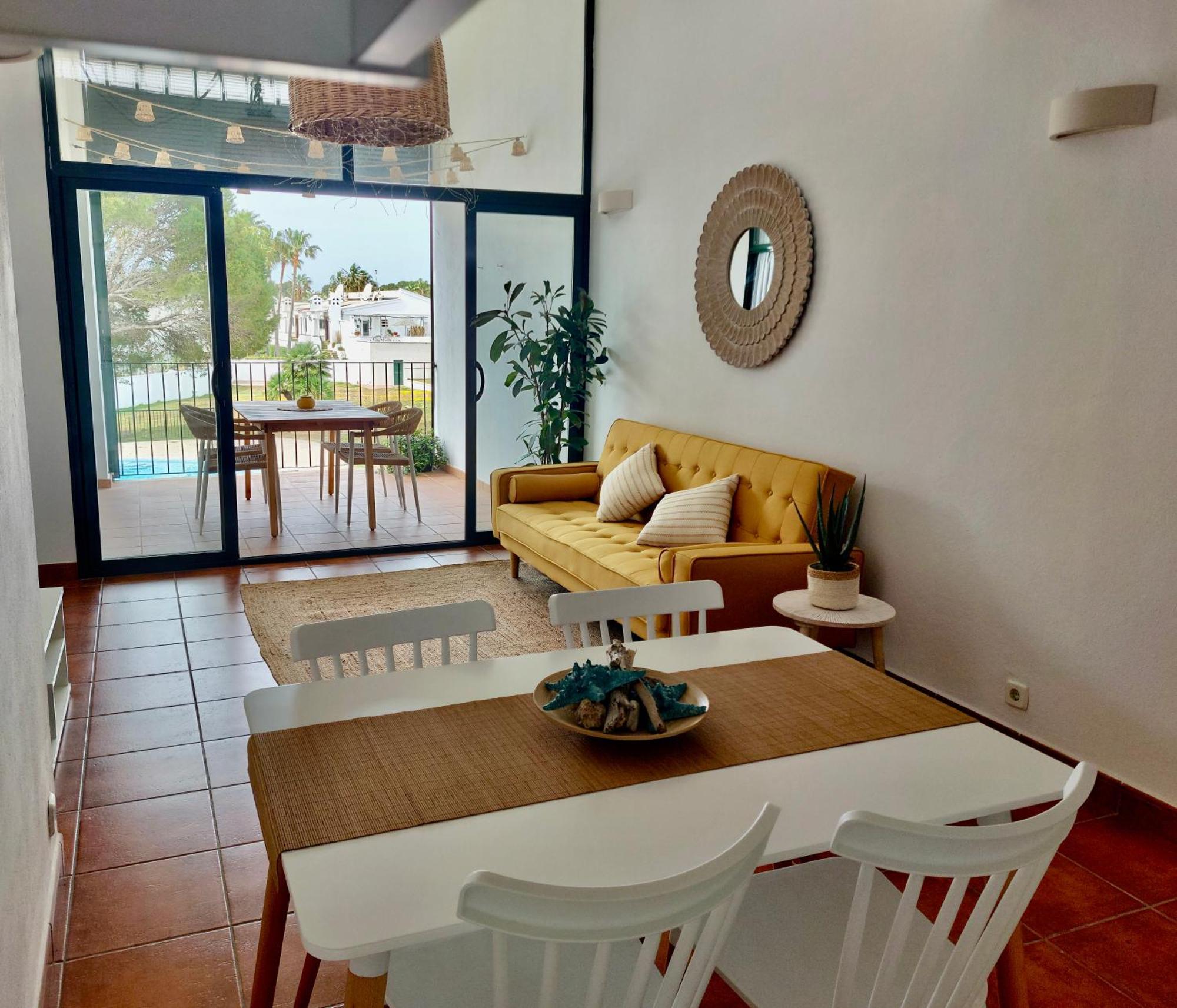 Casa Tortuga Con Piscina Com Apartment Cala' en Bosch Bagian luar foto